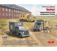 ICM DS3523 1:35th scale 'Sankas' WWII Wehrmacht Ambulance Trucks