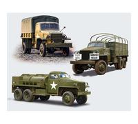 ICM DS3528 WWII US Military Vehicle G7117, Studebaker Diorama Set 1:35 Model Kit