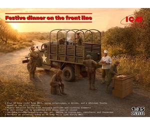 ICM DS3532 1:35th scale Festive dinner on the front line (truck and figures)