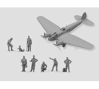 Icm Ds4805 - 1:48 Airfield Of The Luftwaffe Bomber Group - New