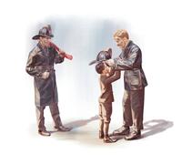 ICM 24005 American Firemen (1910s) 1:24 Figure Model Kit