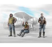 Icm 32105 - 1:32 British Pilots (1939-1945)(3 Figures) - New
