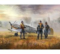 ICM Model Kit ICM32101 – 1:32 German Luftwaffe Pilots (1939–1945), 3 Figures, Black