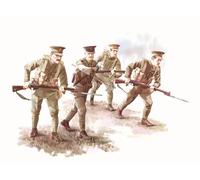 ICM ICM35684 1:35-British Infantry (1914) 4 Figs, 5.1 x 3.2 x 5.1 centimetres