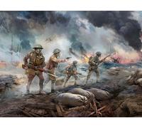 ICM 1:35 - British Infantry in Gas Masks (1917) 4 Figs