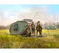 ICM 1:35 - WWI British Tank Crew 4 Figs
