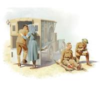 ICM Figures 1:35 - WWI U.S. Medical Personnel 4 Figures - ICM35694