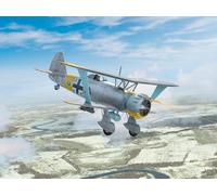 ICM Model Kit Henschel Hs 123A-1 (Late) 1/32 WWII German Attack Aircraft 32015