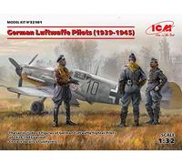 ICM ICM32101 1:32-German Luftwaffe Pilots (1939-1945),Black