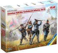 ICM 35024 American Civil War Confederate Infantry Set No.2 1:35 Model Kits