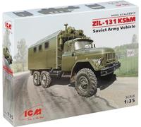 ICM ICM35517 1:35-ZiL-131 KShM, Soviet Army Vehicle,black