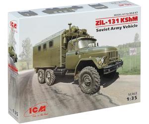 ICM ICM35517 1:35-ZiL-131 KShM, Soviet Army Vehicle,black