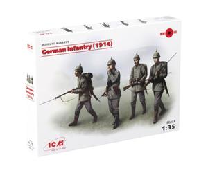 ICM ICM35679 1:35-German Infantry (1914) 4 Figs, 9 x 13 x 51 millimetres