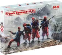 ICM ICM35709 1:35-French Zoaves (1914) 4 Figs