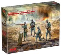 ICM Scale Model Kit 35721 - 1:35 WWI Italian Infantry in Armor - Plastic Figures - New