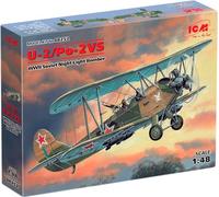 ICM Plastic Model Kit Polikarpov U-2/Po-2VS - WWII Soviet Night Light Bomber 1:48