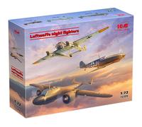 ICM 72209 German Luftwaffe Night Fighters 3 Aircraft Set 1:72 Model Kit