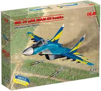 ICM 1:72 MiG-29 of Ukrainian Air Forces with JDAM-ER Bombs Aircraft Model Kit