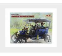ICM Figure Model Kit 24013 American Motorists (1910s) 1:24 scale 2 figures (1 male, 1 female)