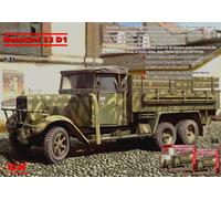 ICM ICM35466 1:35-Henschel 33 WWII German Army Truck, 21 x 6.2 x 7.2 centimetres