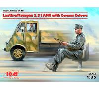 ICM 1:35 - Lastkraftwagen 3,5 t AHN with German Drivers Gray ICM35418