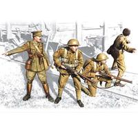 ICM ICM35301 1:35-British Infantry (1917-1918) 4 Figs, 14 x 14 x 52 millimetres