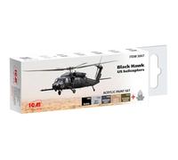 ICM Paint Set - Black Hawk, US Helicopters