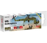 ICM Paint Set US Helicopters (53054), Model paint set, ICM03026