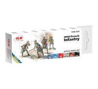 ICM Paint Set - WWI French Infantry