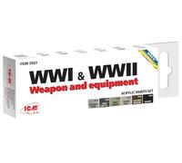 ICM Paint Set - WWI & WWII Weapons and Equipment