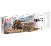 ICM Paint Set - WWII British Infantry