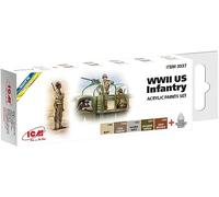 ICM Paint Set - WWII US Infantry