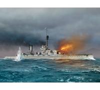 Icm S.014 - 1:700 King WWI German Battleship Full Hull and Waterline - New