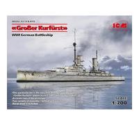 German WWI Battleship SMS “Groβer Kurfürst" #Full Hull # Scale 1/700 # ICM S.015