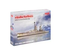 German WWI Battleship SMS “Groβer Kurfürst" #Full Hull # Scale 1/700 # ICM S.015