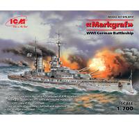 ICM 1:700 - Markgraf full hull & waterlin, WWI