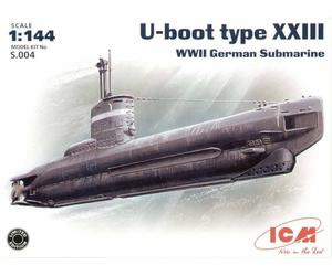 ICM S004 U-Boat type XXIII Submarines 1:144 Ship Model Kit