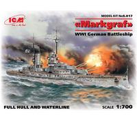 ICM 1:700 - Markgraf full hull & waterlin, WWI