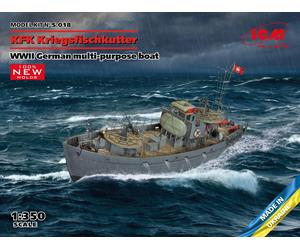 ICM S018 1:350th scale WWII German Multi-Purpose Boat KFK Kriegsfischkutter