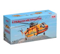 ICM 53059 1:35 Sikorsky S-64E Skycrane Erickson fire fighting with universal pod