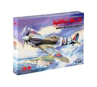 ICM 1:48 Aircraft Model Kit Spitfire Mk.IX WWII British Fighter ICM48061
