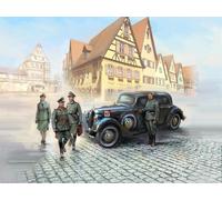 Icm Typ 320 (W142) Saloon With German Staff Personnel 4 Figures