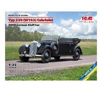 ICM Model Kit Mercedes-Benz Type 320 (W142) Cabriolet 1:35 WWII German Staff Car ICM35540