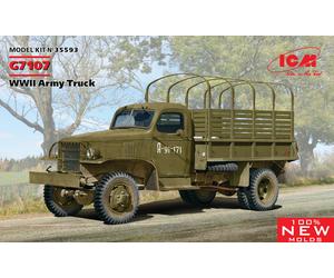 ICM UA ICM35593 1:35 G7107 4x4 WWII Army Truck
