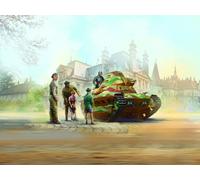 ICM Scale Model Kit – FCM 36 with French Tank Crew – 1:35 – #35338
