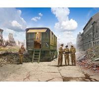 ICM Vehicles 1/35 - Montgomery's Mobile Office with Staff (4 Figures) - ICM35604