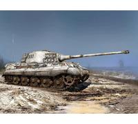 ICM Model Kit WW2 German Pz.Kpfw.VI Ausf.B King Tiger with Henschel Turret 1:35 (Late Production)