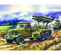 Icm 72581 1/72 BM-14-16, Multiple Launch Rocket System on Zil-157 Base