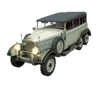 ICM Vehicles 1:72 - G4 (1935) Soft Top, WWII German Staff Cars, Snap Fit -