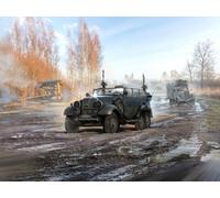 ICM Vehicles 1:72 - Type G4 Partisanenwagen with MG 34, WWII German Vehicle -